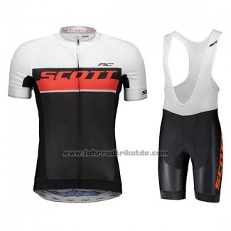 2018 Fahrradbekleidung Scott Rc Orange Trikot Kurzarm und Tragerhose