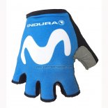 2018 Movistar Handschuhe Radfahren Blau Wei