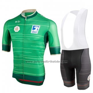 2019 Fahrradbekleidung Castelli Uae Tour Grun Trikot Kurzarm und Tragerhose