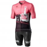 2020 Fahrradbekleidung Giro d'Italia Wei Shwarz Rosa Trikot Kurzarm und Tragerhose