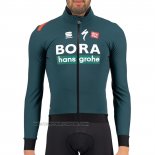 2021 Fahrradbekleidung Bora-Hansgrone Grun Trikot Langarm und Tragerhose