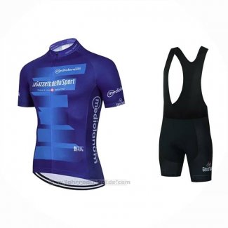 2023 Fahrradbekleidung Giro d'Italia Blau Trikot Kurzarm Und Tragerhose