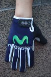 2014 Movistar Langfingerhandschuhe Radfahren