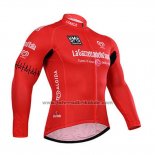 2015 Fahrradbekleidung Giro d'Italia Rot Trikot Langarm und Tragerhose