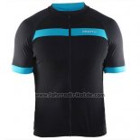 2016 Fahrradbekleidung Craft Shwarz und Blau Trikot Kurzarm und Tragerhose