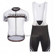 2017 Fahrradbekleidung Look Pro Equipo Shwarz und Wei Trikot Kurzarm und Tragerhose