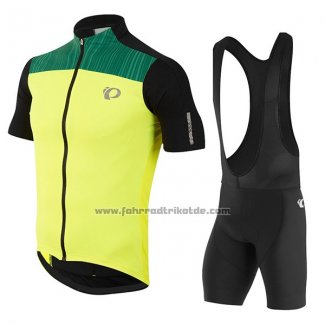 2017 Fahrradbekleidung Pearl Izumi Gelb und Shwarz Trikot Kurzarm und Tragerhose