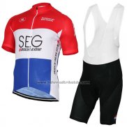 2017 Fahrradbekleidung SEG Racing Academy Champion Niederlande Trikot Kurzarm und Tragerhose