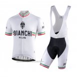 2021 Fahrradbekleidung Bianchi Verde Trikot Kurzarm und Tragerhose