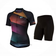 2021 Fahrradbekleidung Frau Pearl Izumi Mehrfarbig Trikot Kurzarm und Tragerhose