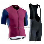 2021 Fahrradbekleidung Northwave Rot Trikot Kurzarm und Tragerhose