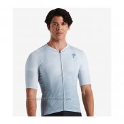 2021 Fahrradbekleidung Specialized Wei Trikot Kurzarm und Tragerhose