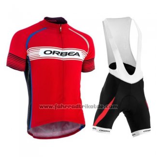 2015 Fahrradbekleidung Orbea Rot Trikot Kurzarm und Tragerhose