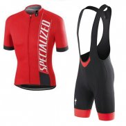 2016 Fahrradbekleidung Specialized Rot Wei Shwarz Trikot Kurzarm und Tragerhose