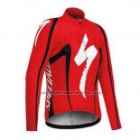 2016 Fahrradbekleidung Specialized Wei Rot Trikot Langarm und Tragerhose