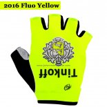 2016 Saxo Bank Tinkoff Handschuhe Radfahren Gelb