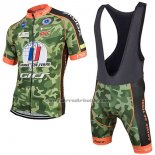 2017 Fahrradbekleidung Armee DE Terre Tarnung Trikot Kurzarm und Tragerhose