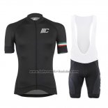 2019 Fahrradbekleidung Cipollini Shwarz Trikot Kurzarm und Tragerhose