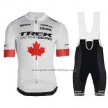 2019 Fahrradbekleidung Trek Factory Racing Champion Kanada Trikot Kurzarm und Tragerhose