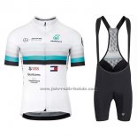 2020 Fahrradbekleidung Assos Wei Blau Shwarz Trikot Kurzarm und Tragerhose