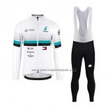 2020 Fahrradbekleidung Mercedes F1 Trikot Langarm und Tragerhose