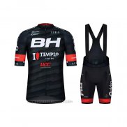 2021 Fahrradbekleidung BH Templo Shwarz Trikot Kurzarm und Tragerhose