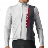 2023 Fahrradbekleidung Castelli Wei Trikot Langarm Und Tragerhose