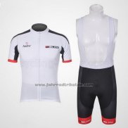 2012 Fahrradbekleidung Nalini Wei und Shwarz Trikot Kurzarm und Tragerhose