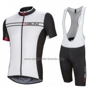 2016 Fahrradbekleidung Nalini Wei und Shwarz Trikot Kurzarm und Tragerhose