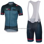 2017 Fahrradbekleidung Castelli Grun Militare Trikot Kurzarm und Tragerhose