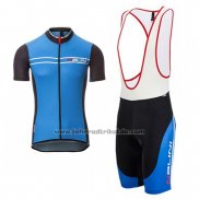 2017 Fahrradbekleidung Nalini Sinello Ti Blau Trikot Kurzarm und Tragerhose