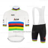 2020 Fahrradbekleidung UCI Weltmeister Segafredo Zanetti Trikot Kurzarm und Tragerhose