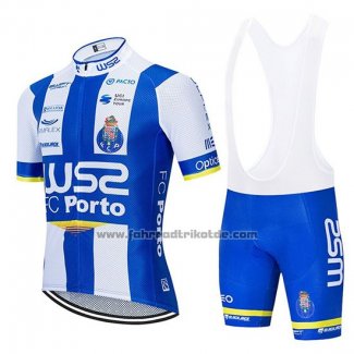 2020 Fahrradbekleidung W52-fc Porto Wei Blau Trikot Kurzarm und Tragerhose