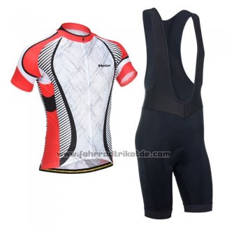 2014 Fahrradbekleidung Monton Orange und Wei Trikot Kurzarm und Tragerhose