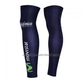 2014 Movistar Radsport Beinwarmer Radfahren