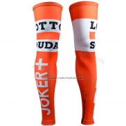 2015 Lotto Radsport Beinwarmer Radfahren Orange