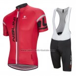 2016 Fahrradbekleidung Nalini Rot Trikot Kurzarm und Tragerhose
