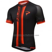 2016 Fahrradbekleidung Pinarello Rot Shwarz Trikot Kurzarm und Tragerhose