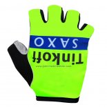 2016 Saxo Bank Tinkoff Handschuhe Radfahren Grun