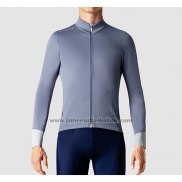 2019 Fahrradbekleidung La Passione Grau Wei Trikot Langarm und Tragerhose