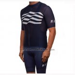 2019 Fahrradbekleidung Maap Flag Shwarz Wei Shwarz Trikot Kurzarm und Tragerhose