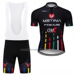 2019 Fahrradbekleidung MsTina Focus Shwarz Trikot Kurzarm und Tragerhose