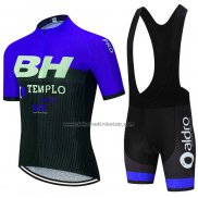 2020 Fahrradbekleidung BH Templo Fuchsie Wei Shwarz Trikot Kurzarm und Tragerhose