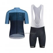 2020 Fahrradbekleidung Maloja Blau Trikot Kurzarm und Tragerhose