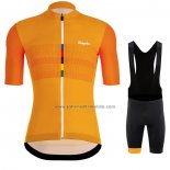 2020 Fahrradbekleidung Rapha Orange Trikot Kurzarm und Tragerhose