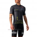 2021 Fahrradbekleidung Giro D'italia Shwarz Trikot Kurzarm und Tragerhose