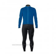 2021 Fahrradbekleidung Mavic Blau Trikot Langarm und Tragerhose