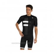 2021 Fahrradbekleidung Sportful Shwarz Wei Trikot Kurzarm und Tragerhose