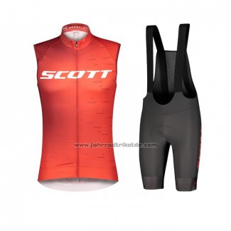 2021 Windweste Scott Rot Trikot Kurzarm und Tragerhose