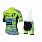 2024 Fahrradbekleidung Tinkoff Grun Trikot Kurzarm Und Tragerhose